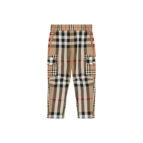 Burberry Брюки SS23 Коричневый Детский