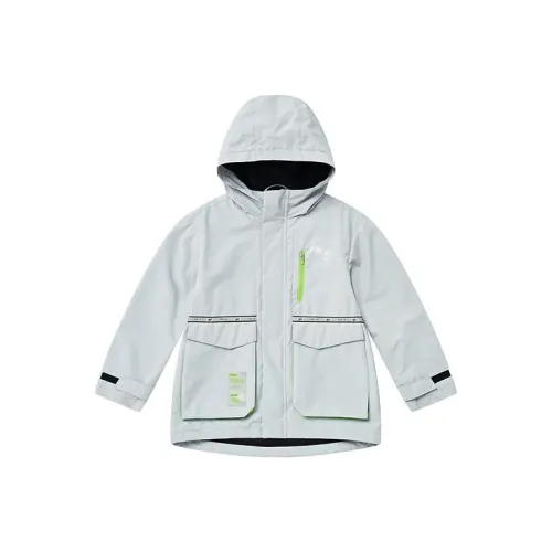 QIAODAN Детский топ Pure Quality Серый Подростки