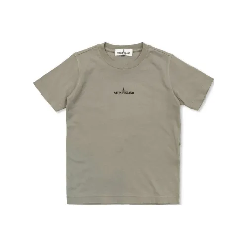 STONE ISLAND T-рубашка серая и зеленая детская