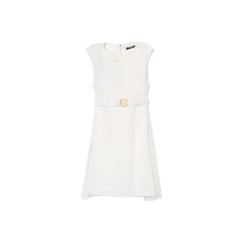 BALMAIN Слоновая кость Kids Платья