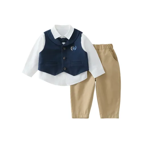 CICIIBEAR Прусский синий Kids Комбинезоны Ползунки