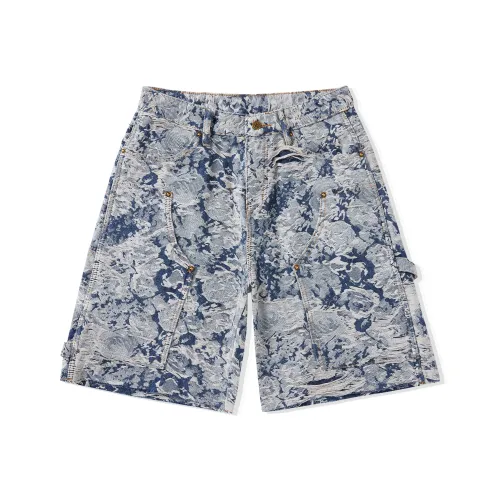 YONGYAN Синие Унисекс Джинсовые Шорты