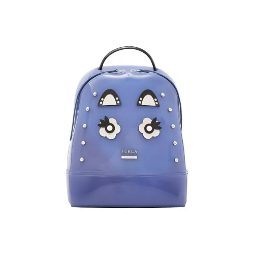 Furla Конфетный цвет Резиновый Желейная сумка Рюкзак Обычный Женские Синий