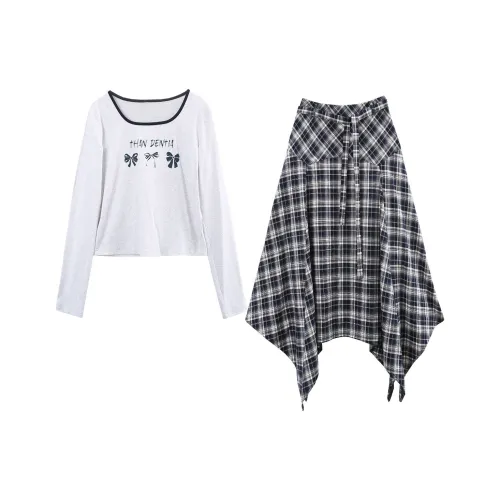 Комплект с юбкой A Paradise For Awakening Женские Темно-синий