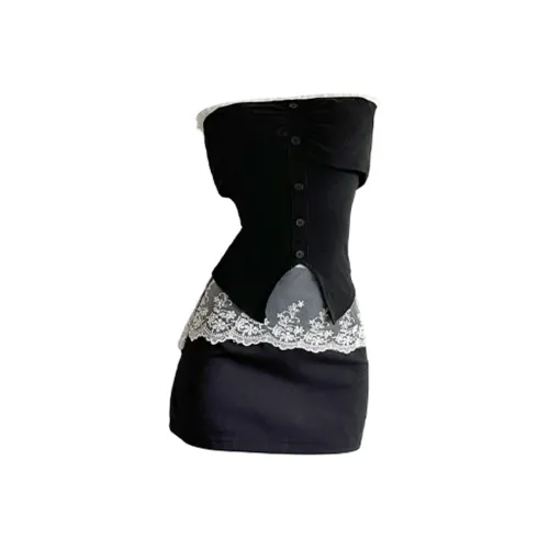 ONE PASS STUDIO Комплект с юбкой Женские Черный