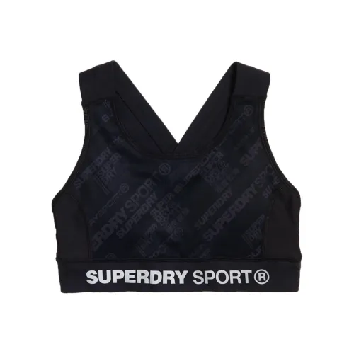 SUPERDRY Спортивное белье Женское Черное