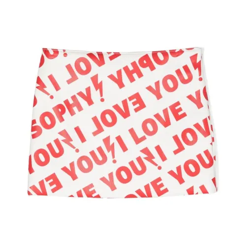 PHILOSOPHY DI LORENZO SERAFINI Белый Kids Юбки