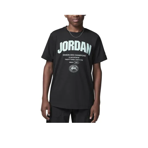 Джордан Champions T-Shirt Черный Подростки