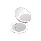 [Розовый] LED Портативное Зеркало для Макияжа