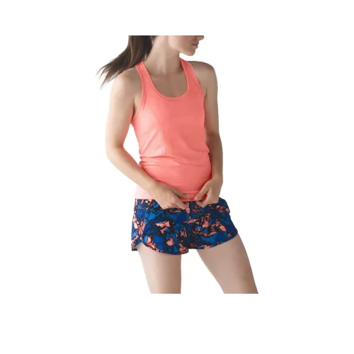 Lululemon Оранжево-красные Женские Спортивные майки без рукавов