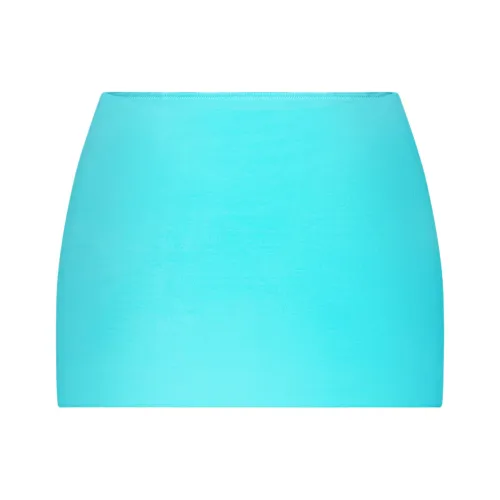 Khy FW24 Drop 010 Satin Ultra Mini Swim Юбка Платье для плавания Женское Aqua Aqua Green