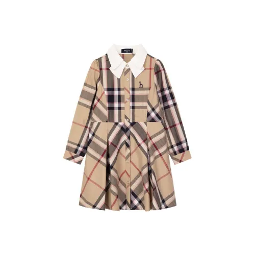 HAZZYS Детское платье овсяного хаки для малышей