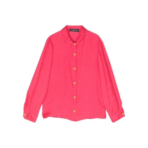 VERSACE Kids Одежда Рубашка Розовая Детская
