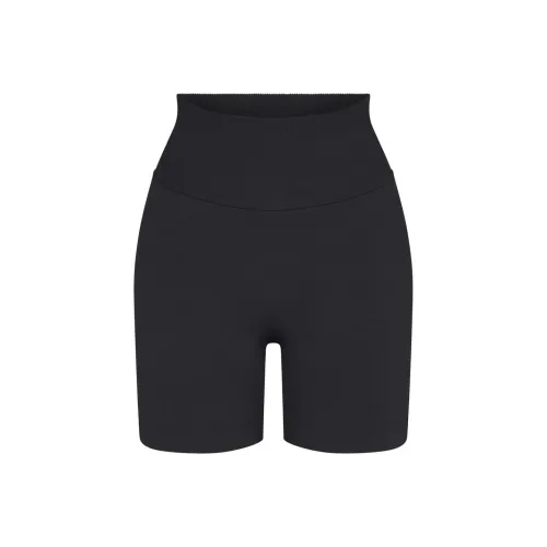SKIMS Тень Нейлон Велосипед Короткий Велосипедные Штаны и Шорты Женские Onyx Onyx