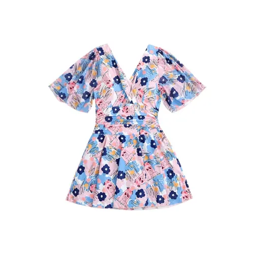 Барби Ван-Пис Купальник Женский Розовый Синий