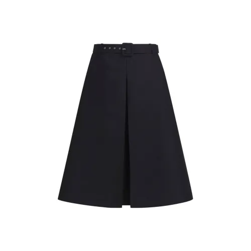 MARNI Повседневный Длинный Юбка Женская Черная