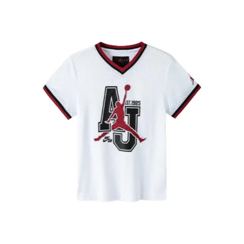 Джордан T Рубашка Чисто белый Children Возраст 3-7 лет