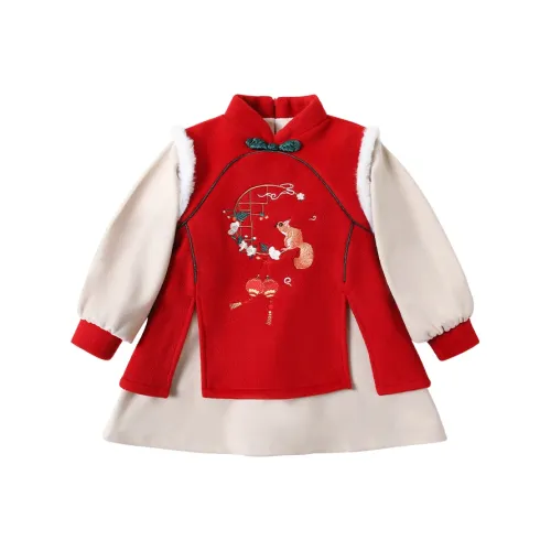 MQDMINI Красный Kids Платья