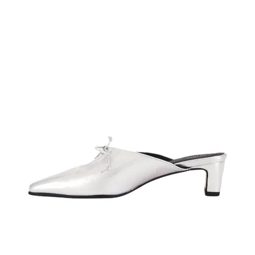 ALOHAS Домашние тапочки Женские Серебряные