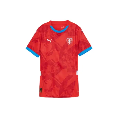 PUMA Czech Republic Football Футбол Джерси Женские Вечный Красный