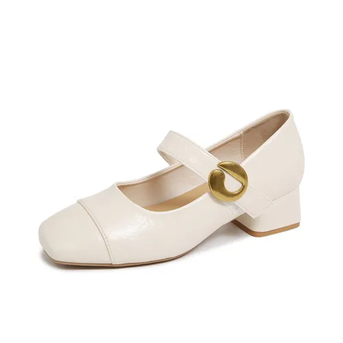 Zomila Грубый каблук Туфли Мэри Джейн 4CM Женские