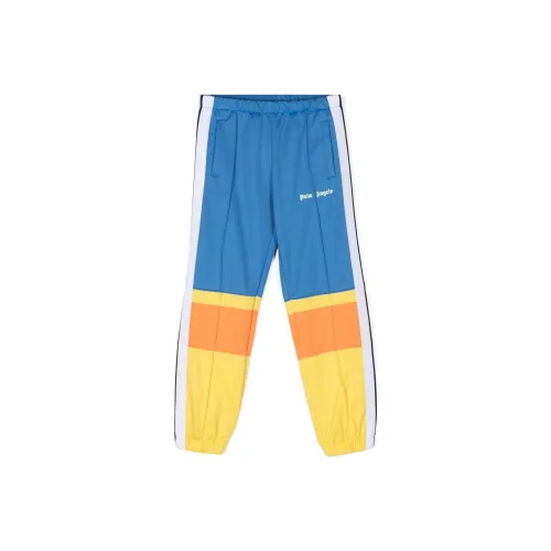 PALM ANGELS Blue Kids Вязаные Спортивные Штаны
