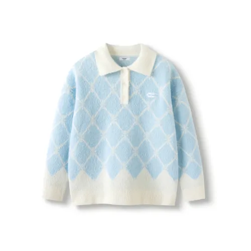 BALABALA Свитер Синий Белый Тон Подростки