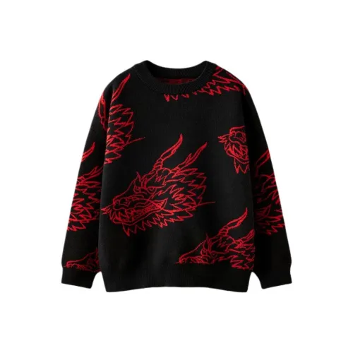 ZARA Новогодний Черный Kids Свитеры