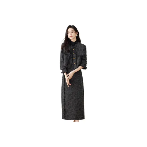 Like The Age Of Water Комплект с юбкой Женские Темно-серый