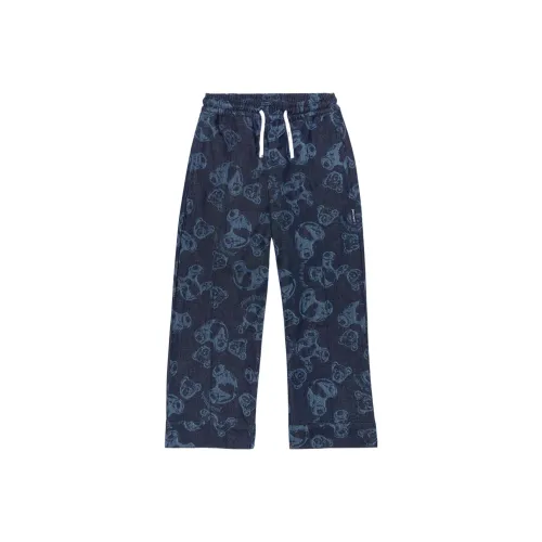 PALM ANGELS Темно-синие Джинсы для детей