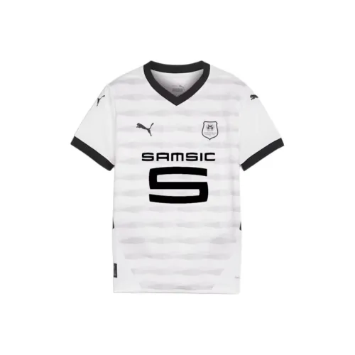 PUMA DRYCELLStade Rennais F.C. 24 25 Детская футбольная футболка Джерси Белая Детская