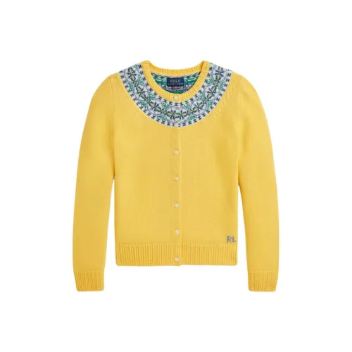 Polo Ralph Lauren Свитер FW24 Преппи Желтый Детский