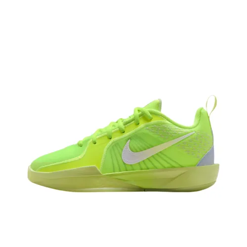 Nike Sabrina 2 Slip Resistant Abrasion Resistant Low Топ Детские Баскетбольные кроссовки Neon Green