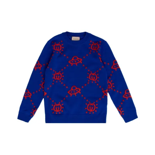 GUCCI Синий Kids Свитеры