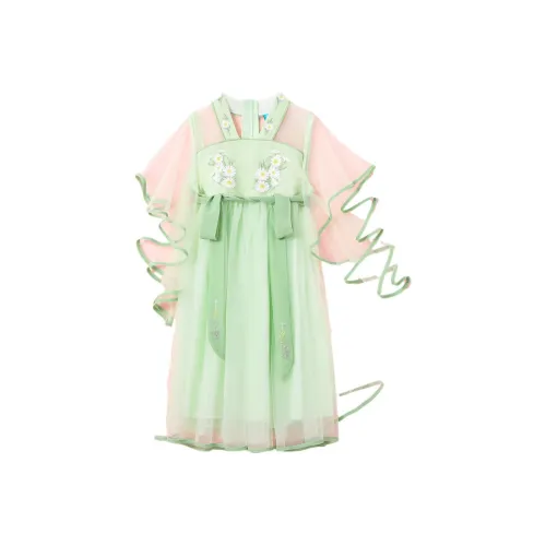 October Mommy Daisy Зеленый Kids Ханьфу
