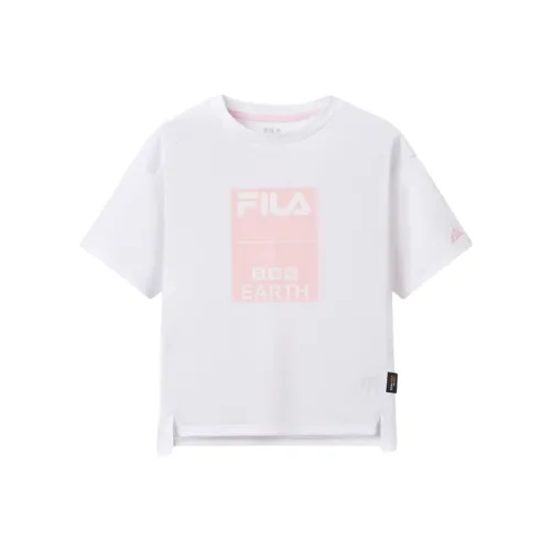 FILA KIDS x BBC EARTH T-Shirt Bright White Teenagers