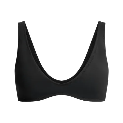 SKIMS SS25 Подпись Плавание Plunge Бикини Топ Бикини Женские Onyx Agate