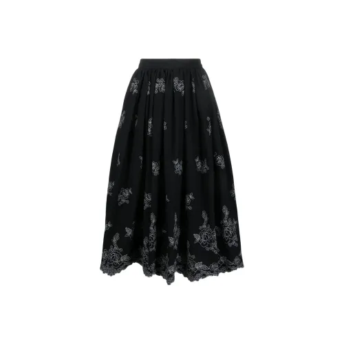 Erdem Повседневный Длинный Юбка Женские Черный