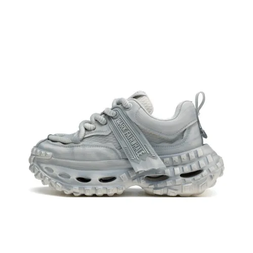 FAIRWHALE Противоскользящий и Дышащий Низкий Топ Толстая Подошва Кроссовки Унисекс Ледниково-Синий