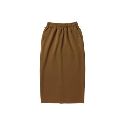 Converse Повседневный Длинный Юбка Женские Терракота