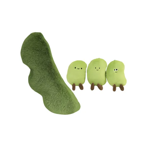 ZHENSHANGJIANERBAO Милый Зеленый Бобовый And PEA Нижняя заколка Куклы Подвеска Плюшевая кукла 40 см Рекомендуемый рост