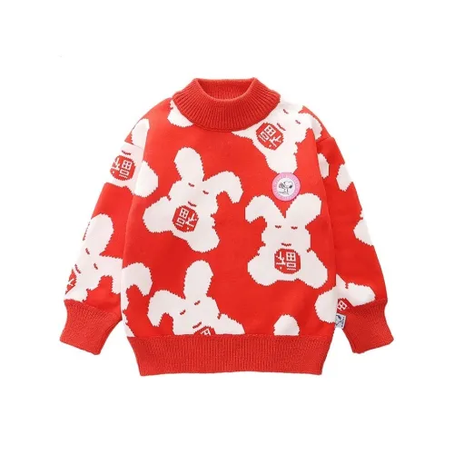 SNOOPY Свитер Красный для детей 3-7 лет