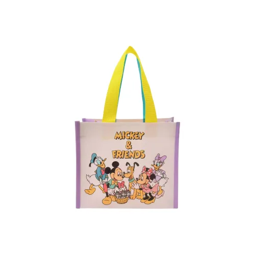 Disney Вискоза Тоут Сумка Сумка для покупок Сумка Сумка через плечо Маленькая Женская Белая и Фиолетовая