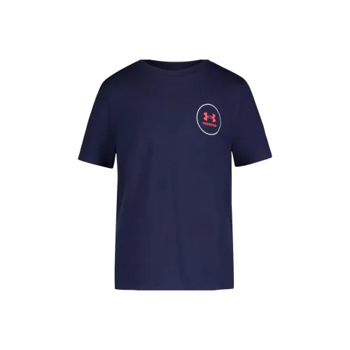 Under Armour UA Americana Bass T Рубашка Детская Морской Синий