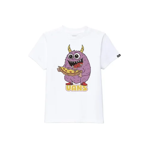 Vans Snack Attack Monster T-рубашка Белый для детей 3-7 лет