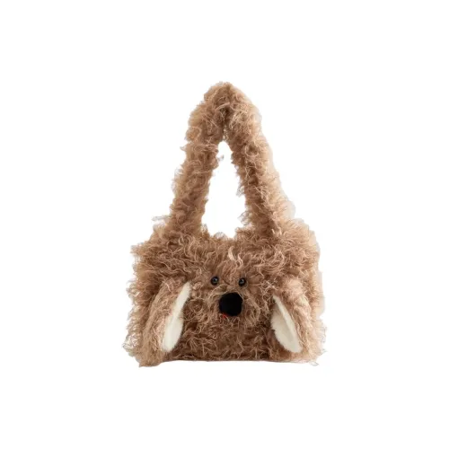 The Green Party Полиэстер Сумка через плечо Женская Коричневый Экрю