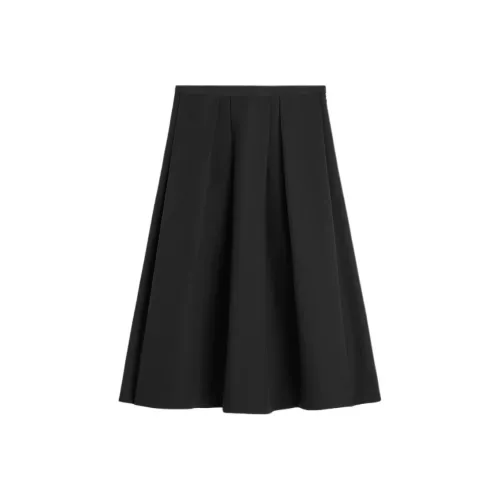 TOTEME FW24 Повседневная длинная юбка женская черная