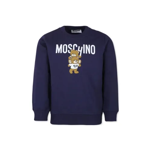 MOSCHINO Свитшот Морской Синий Детский