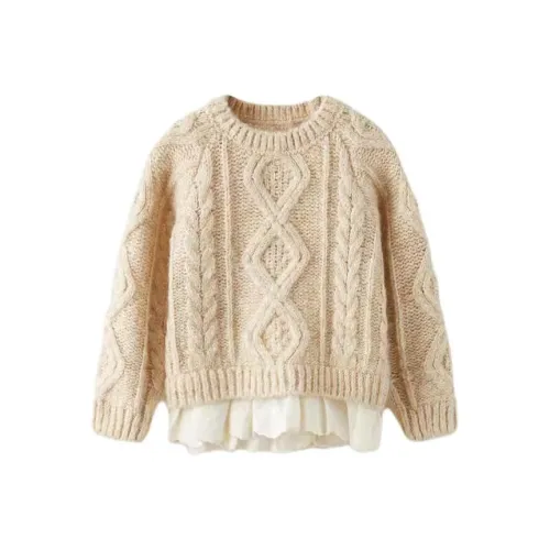 ZARA Желтые Детские Свитеры