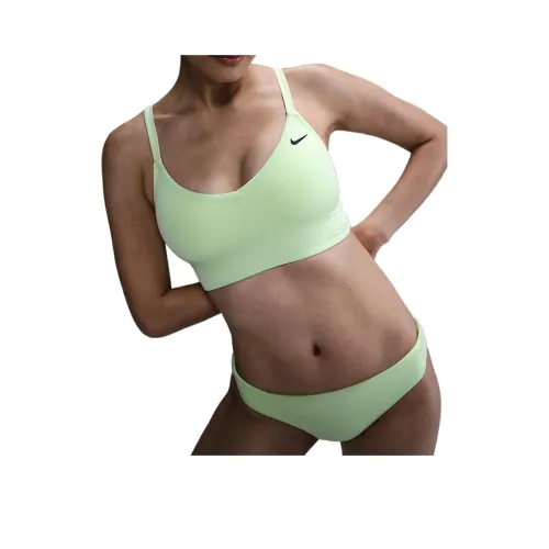 Nike Двухкомпонентный купальник женский желтый зеленый